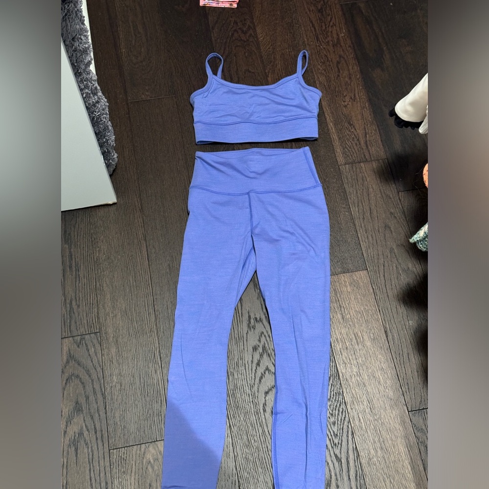 IVL Purple Legging and Bra Set